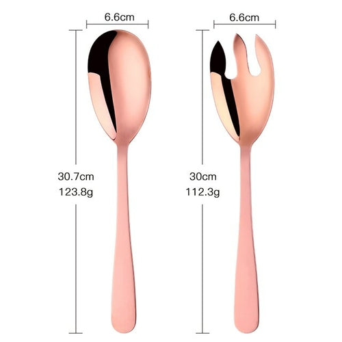 Unique Touch Salad Servers
