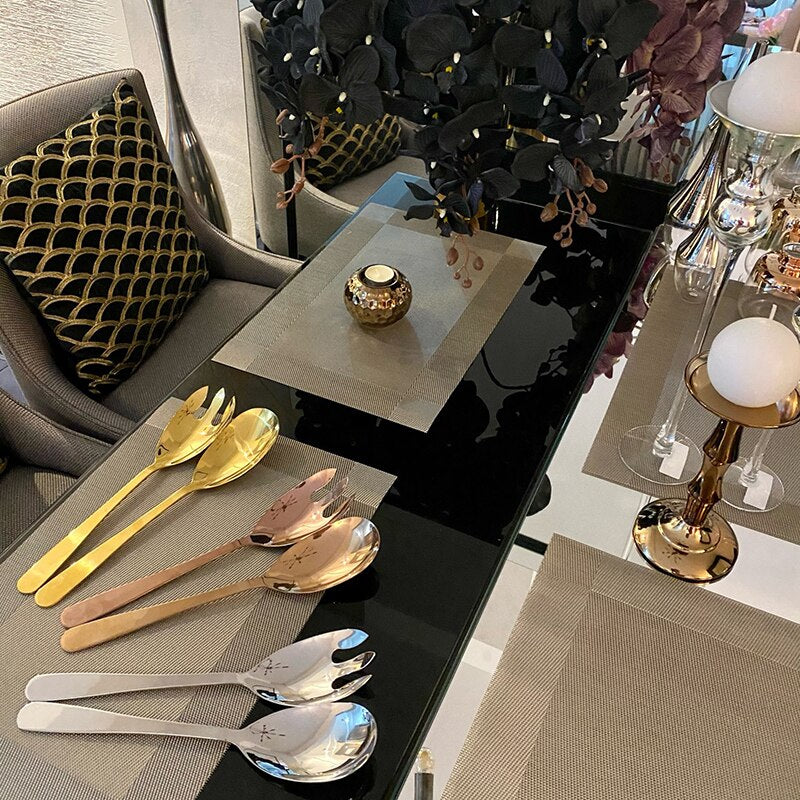 Unique Touch Salad Servers