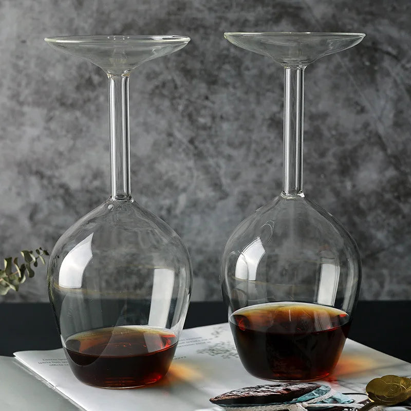 Reverse Vino Glasses